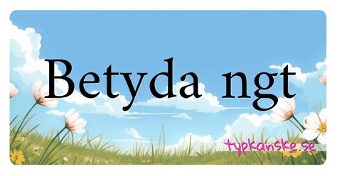 Synonymer till betyda .
